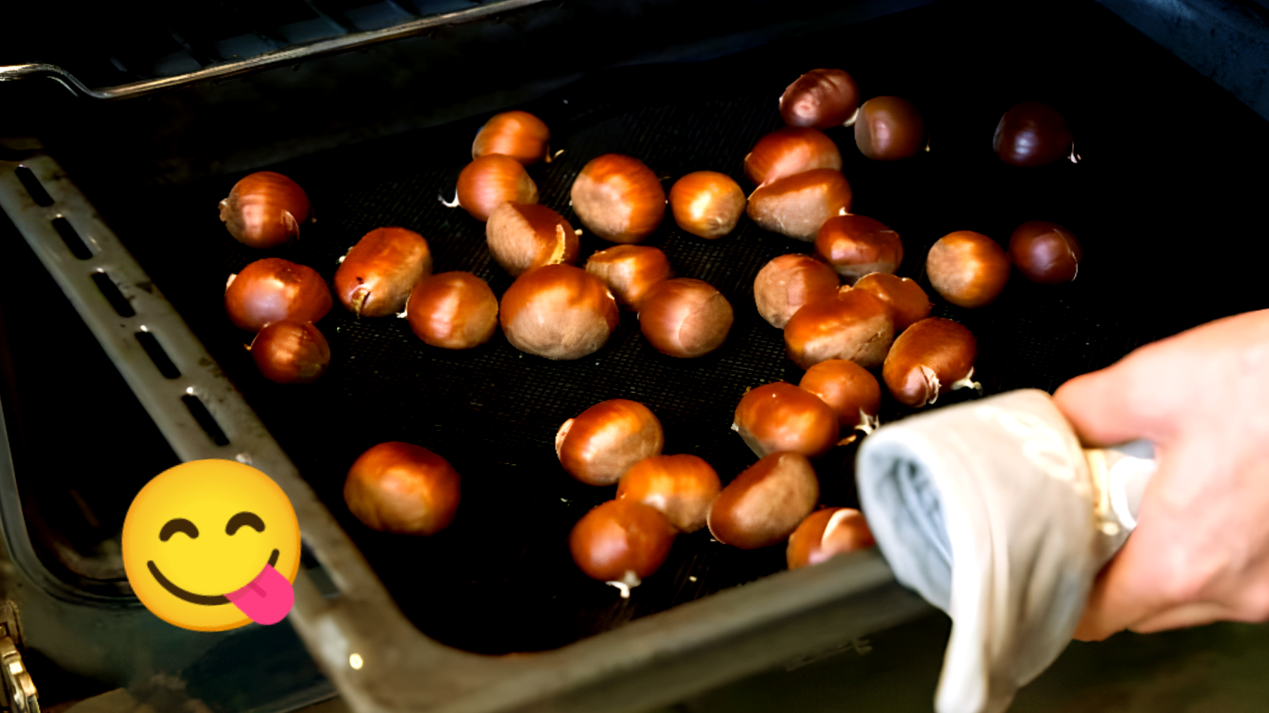 Castagne perfette in forno"